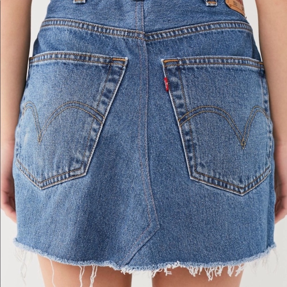 Urban Renewal Remade Levi’s Denim Mini Skirt